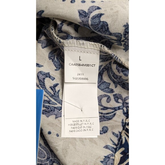 NWT~CUPSHE Floral Print Midi Dress Cover-Up Faux Wrap Dress Rayon-Viscose Size L - Picture 8 of 8